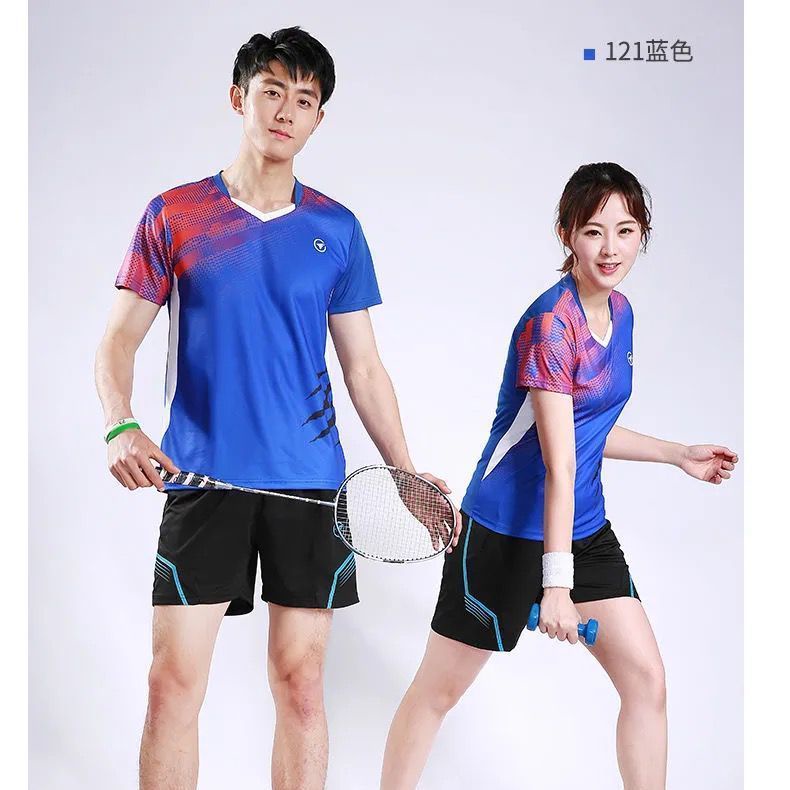 Bộ Quần Áo Chơi Cầu Lông Tay Ngắn Nhanh Khô Thời Trang Cho Nam Và Nữ