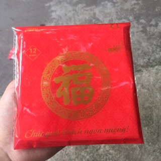 Combo 50 gói giấy kèm tăm đám cỗ 8 tờ
