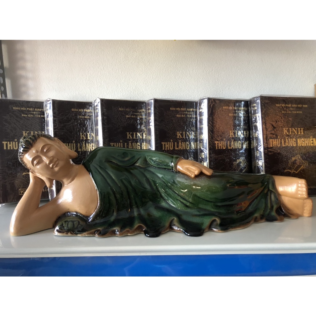 tượng Bổn sư  nhập niết bàn gốm cao cấp