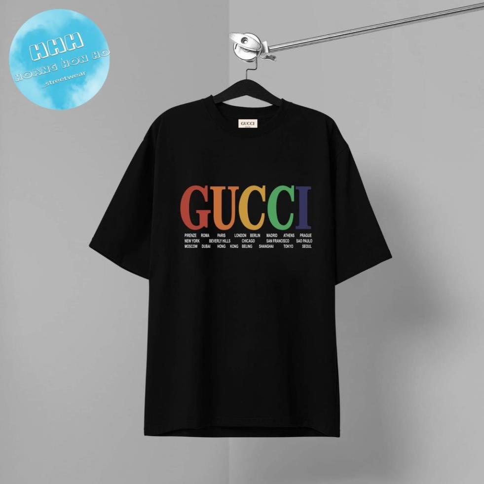 [Premium] Áo Thun Unisex Gu Chữ Màu