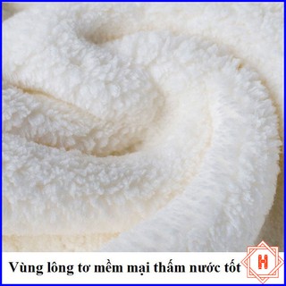  Khăn Quấn Ủ tóc, Làm Khô Tóc Siêu Tốc { H }