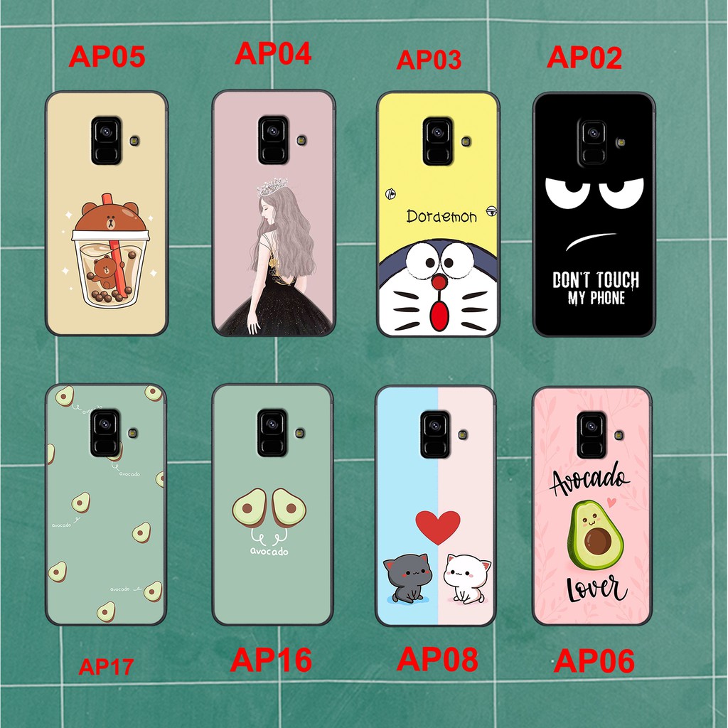 [HOT] ỐP ĐIỆN THOẠI SAMSUNG A6 -A6 PLUS - A8 - A8 PLUS IN HÌNH QUẢ BƠ ĐẸP -CHẤT LƯỢNG CAO