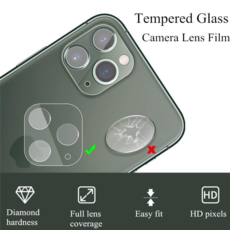 Ốp Điện Thoại Kính Cường Lực Bảo Vệ Ống Kính Máy Ảnh Cho iPhone 13 14 12 11 Pro Max X XS XR 6 7 8 Plus SE 2020