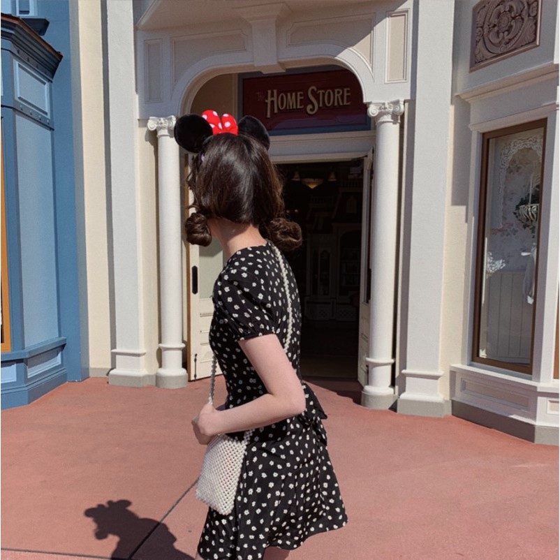 Đầm ngắn tay in hoa xinh xắn và ngọt ngào | BigBuy360 - bigbuy360.vn