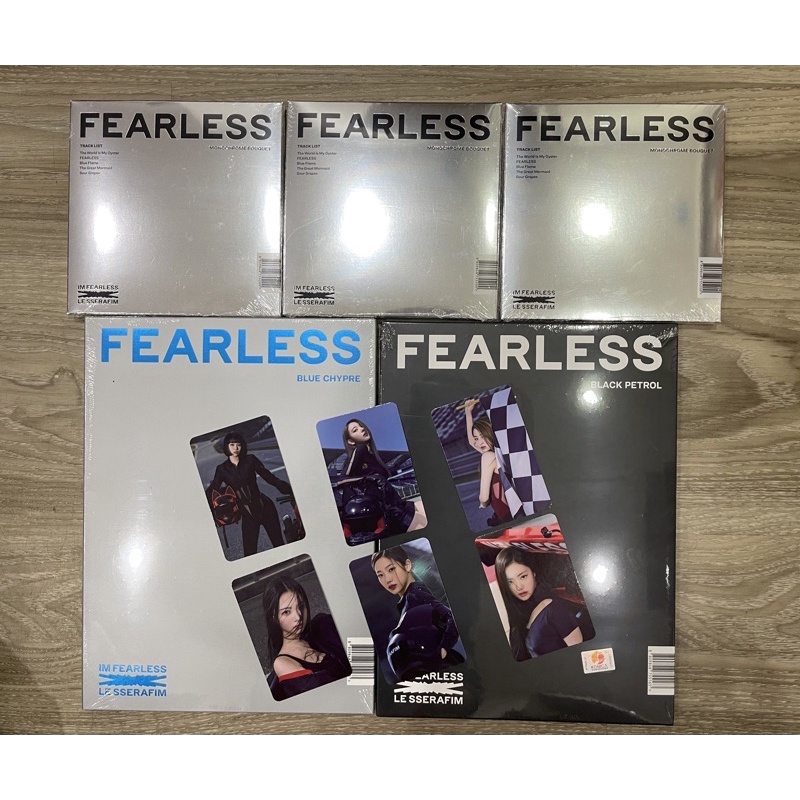 Bộ ảnh album Fearless - Le Sserafim nguyên seal