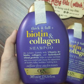 Gội xả Biotin collagen ( bill xách Đức)