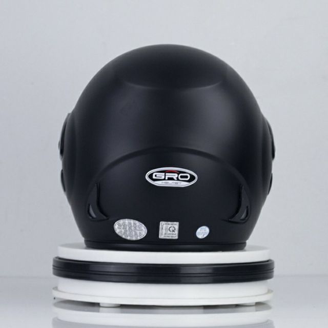 Mũ 3|4 gro màu đen mờ, mũ chùm tai có kính, mũ 3|4 kiểu honda