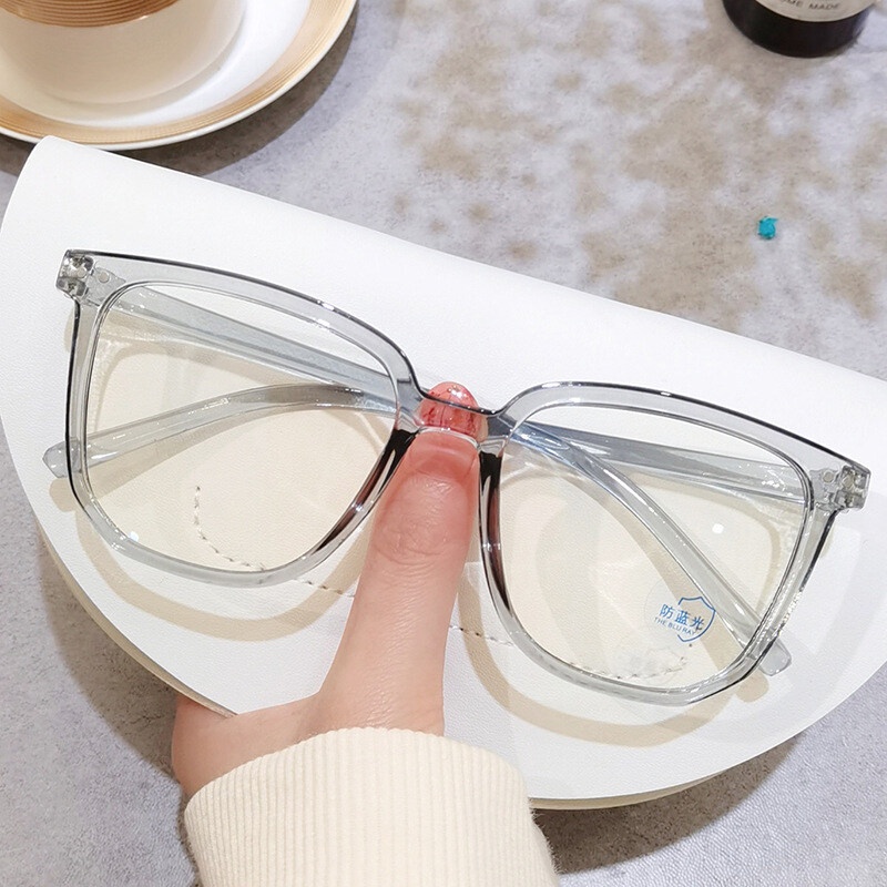 Mắt Kính Thời Trang Hàn Quốc Chống Ánh Sáng Xanh Hình Đa Giác