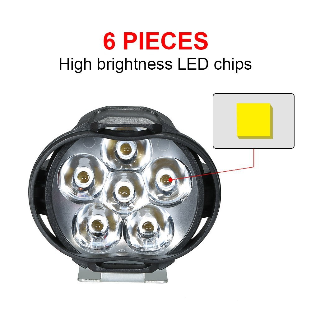 Set 2 Đèn Pha Led Chuyên Dụng Cho Xe Mô Tô