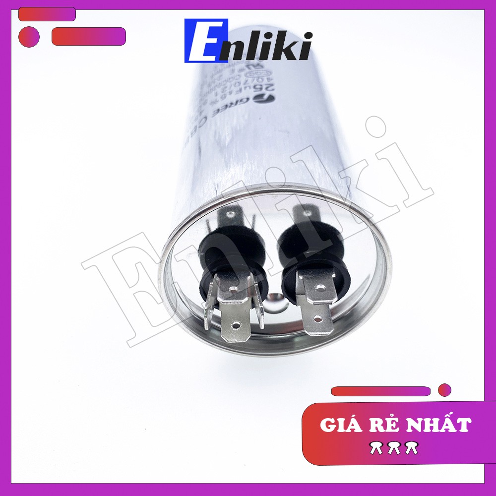 [Mã ELHACE giảm 4% đơn 300K] Tụ 25uF 450VAC CBB65A