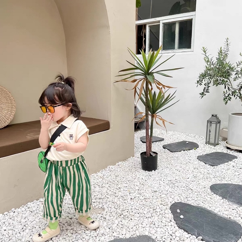 QUẦN NGỐ SỌC HÀN QUỐC 2251  DÀNH CHO BÉ GÁI VÀ BÉ TRAI CỰC KỲ CUTE PHÔ MAI