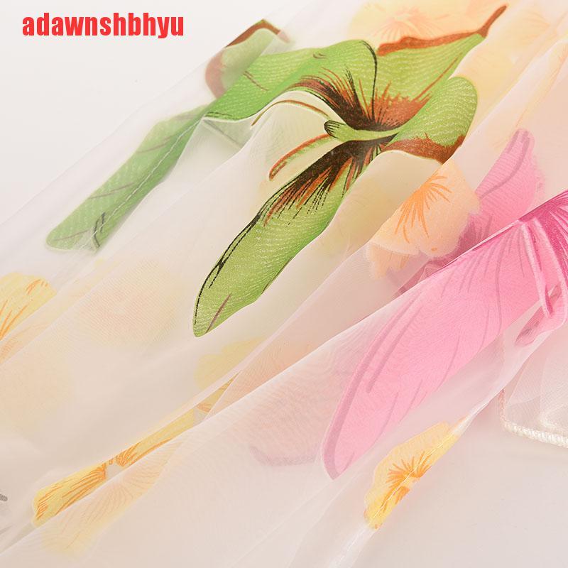 1 rèm cửa sổ Vải Tuyn Họa Tiết Bướm 1m X 2m