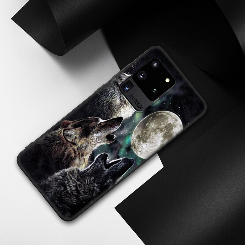 Samsung Galaxy J2 J4 J5 J6 Plus J7 J8 Prime Core Pro J4+ J6+ J730 2018 Casing Soft Case 99SF wolf art Animal Cool mobile phone case