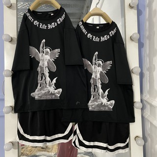 [Rẻ Vô Địch] Áo thun unisex tay lỡ form rộng CaMa Store M55