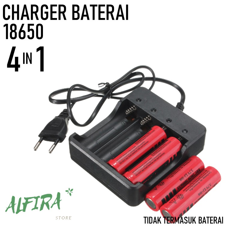 Bộ Sạc Pin 4 Ngăn Trong 1 Có Đèn LED Đa Năng