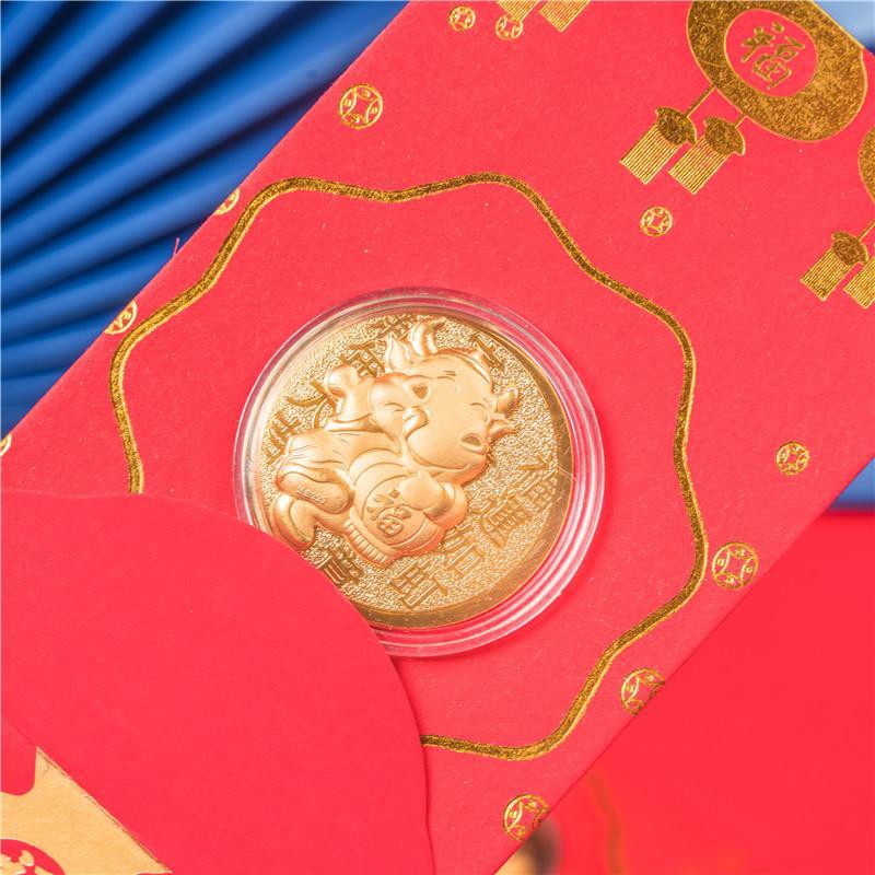 🧧LÌ XÌ TẾT🧧 TÂN SỬU TRÂU MẠ VÀNG 24K MAY MẮN NHIỀU TÀI LỘC 🧧LÌ XÌ TẾT🧧