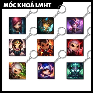 Móc Khoá LMHT Tướng Thuộc Noxus - Móc khoá Champie Liên Minh Huyền Thoại Mica in 2 mặt