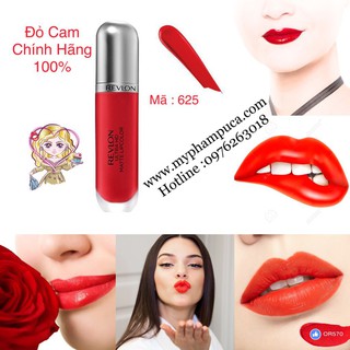 Son Kem Revlon HD Ultra - Chính Hãng [625 Đỏ Cam]