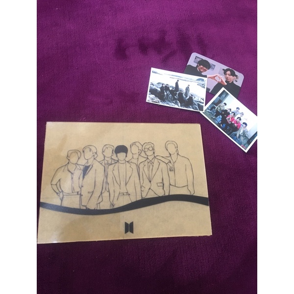 tranh kính tô màu mica BTS Butter (tặng kèm card bất kì, có giá đỡ) | BigBuy360 - bigbuy360.vn