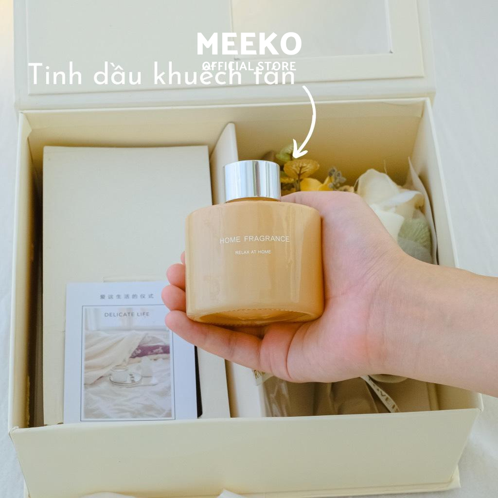 Set hộp quà tặng hương thơm Sency Flower thư giãn MEEKO quà tặng bạn gái