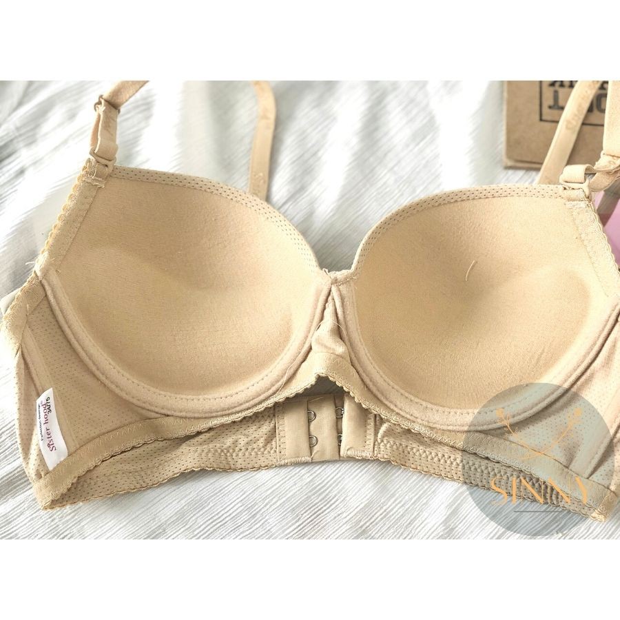 Áo ngực Thái Lan Sisterhood, áo lót thông hơi đệm mỏng vừa, nâng đẩy ngực mã 915, SINNY