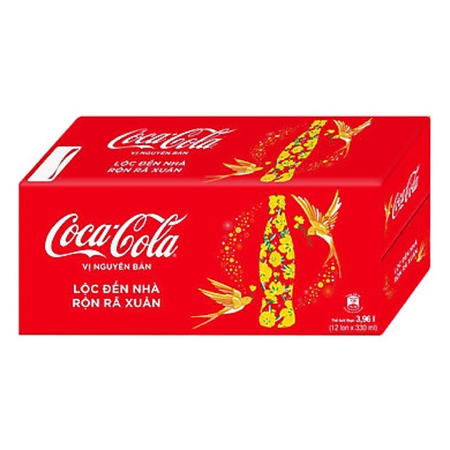 thùng Coca-cola lon cao 24 lon x330ml