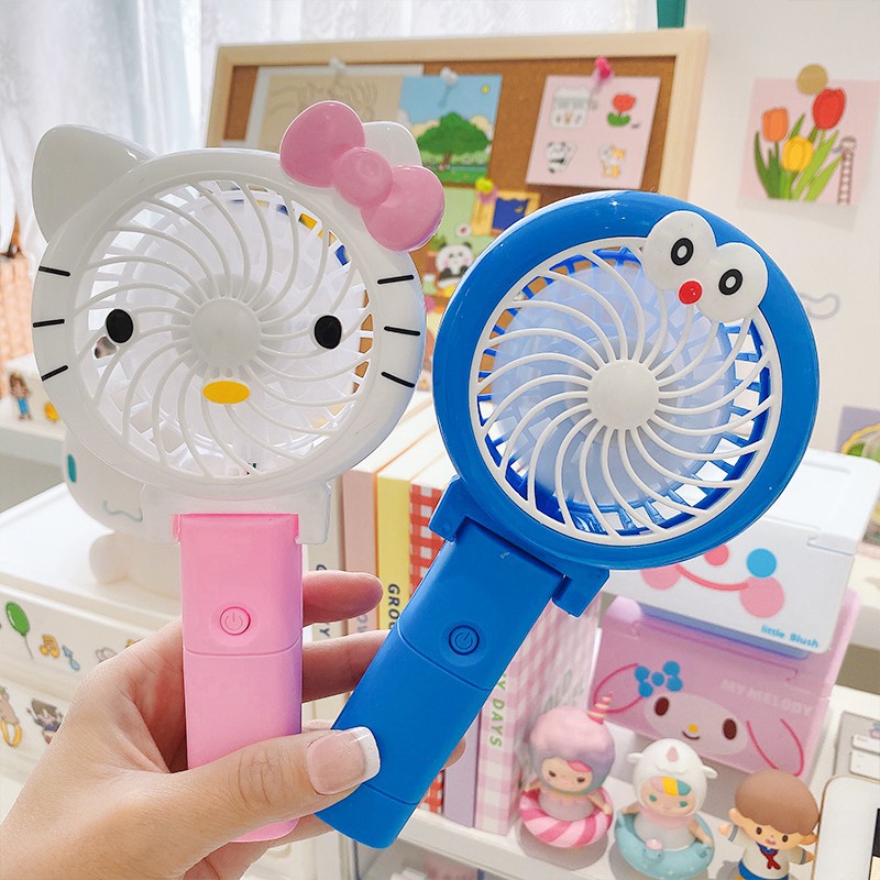 Quạt Tích Điện Mini Hình Khủng Long Siêu Yêu