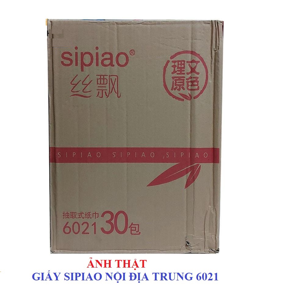 THÙNG 30 GÓI GIẤY ĂN GẤU TRÚC SIPIAO HÌNH CÔ GÁI/ THÙNG 30 GÓI GIẤY ĂN GẤU TRÚC SIPIAO 6021