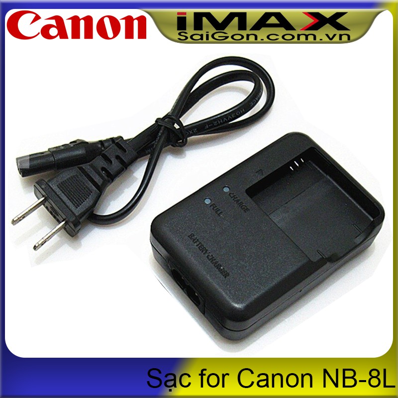Sạc máy ảnh CB-2LCE cho Canon NB-8L, Sạc dây