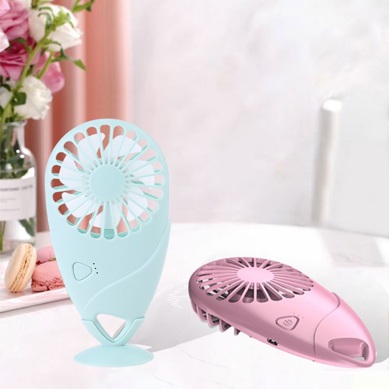 Quạt Mini 3 Tốc Độ Kèm Sạc USB Tùy Chỉnh Tiện Dụng Cho Mùa Hè