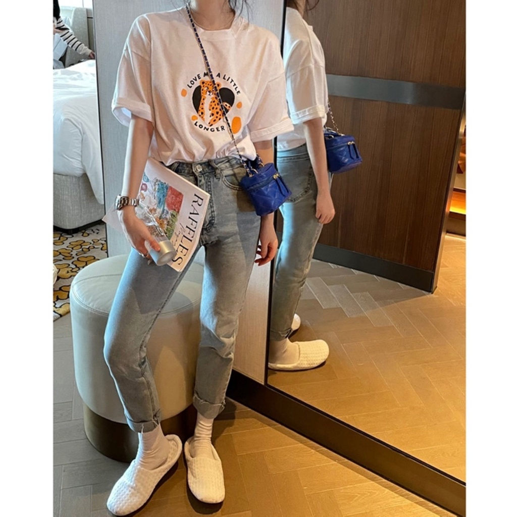 Áo Phông Freesize Cộc Tay In Hình Hổ Hot Trend Chất Vải Cotton 4 Chiều Mềm Mịn Không Gây Kích Ứng Da- S87