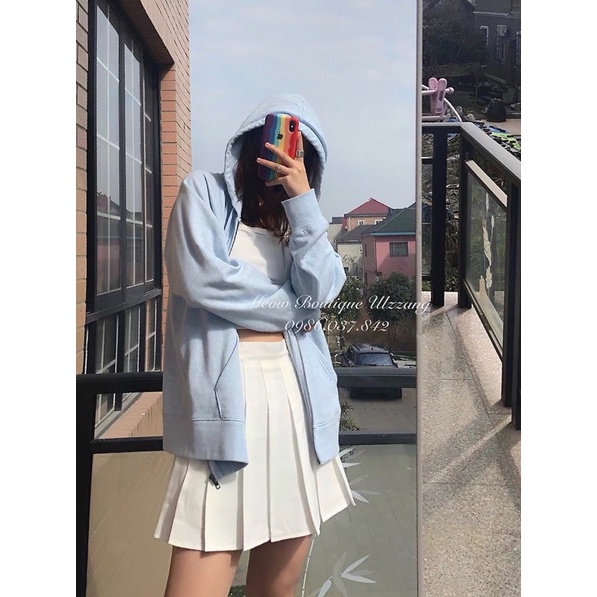 Chân váy Thome Browne cạp cao xếp ly mẫu mới siêu xinh tôn dáng ulzzang kèm ảnh thật