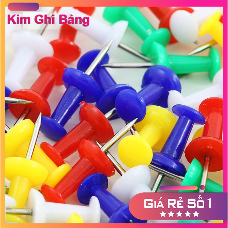 100 Cái Đinh Ghim Bảng Nhung 18.000/100 kim, Đinh Ghim Keo 502.