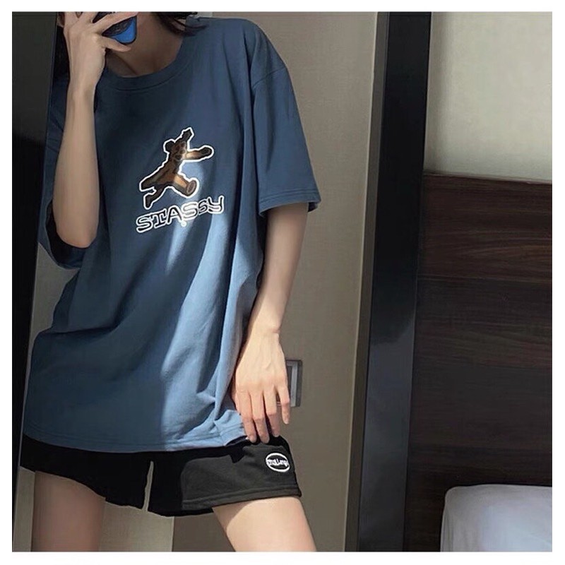 [RẺ VÔ ĐỊCH] Áo Thun Tay Lỡ Phom Rộng Unisex Hình Gấu(Ảnh Thật 100%)