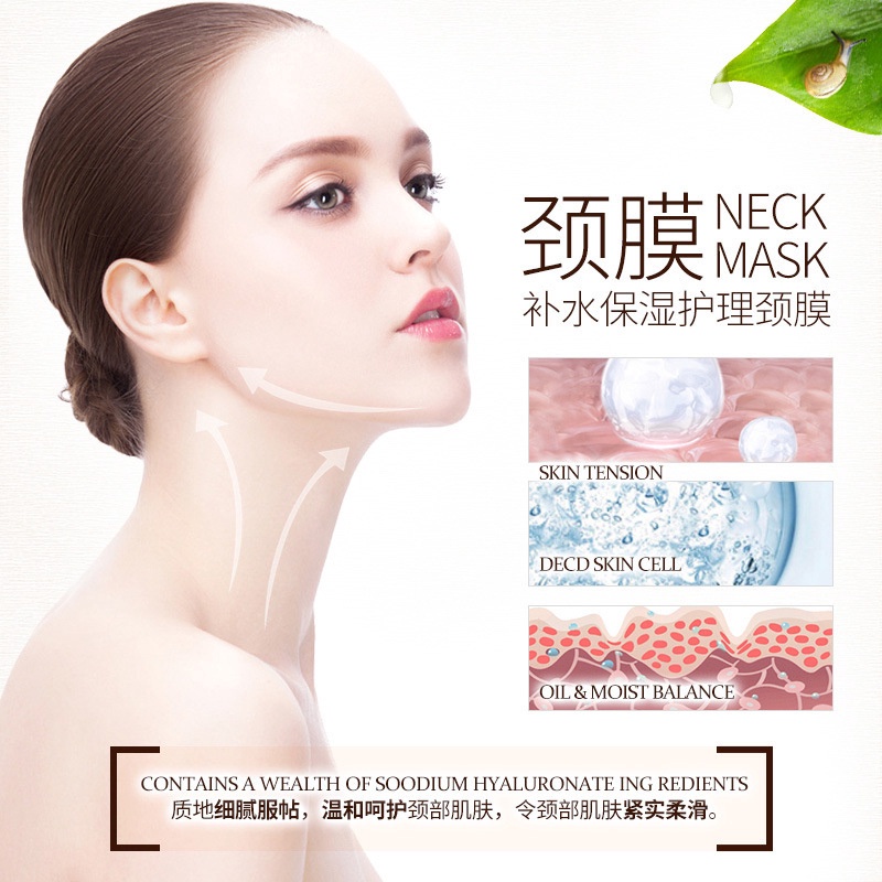 [ Mã 88FASHIONSALE1 giảm 10K đơn 50K ] Mặt nạ cổ dưỡng ẩm chăm sóc da dịu nhẹ