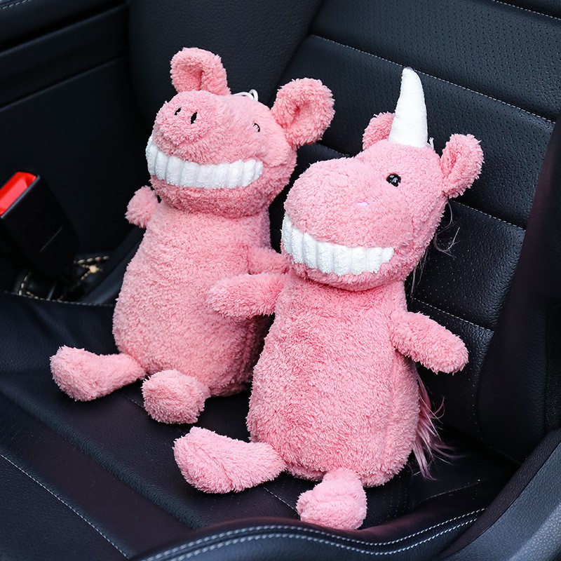 Thú nhồi bông trang trí xe ô tô kèm than tre hoạt tính hút mùi