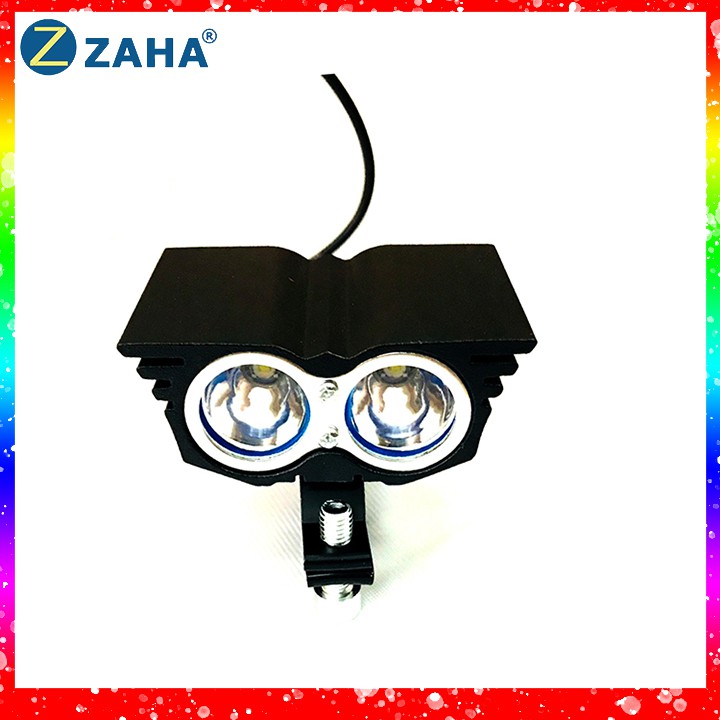 Đèn trợ sáng X2 chính hãng Zaha 20w cho mô tô xe máy