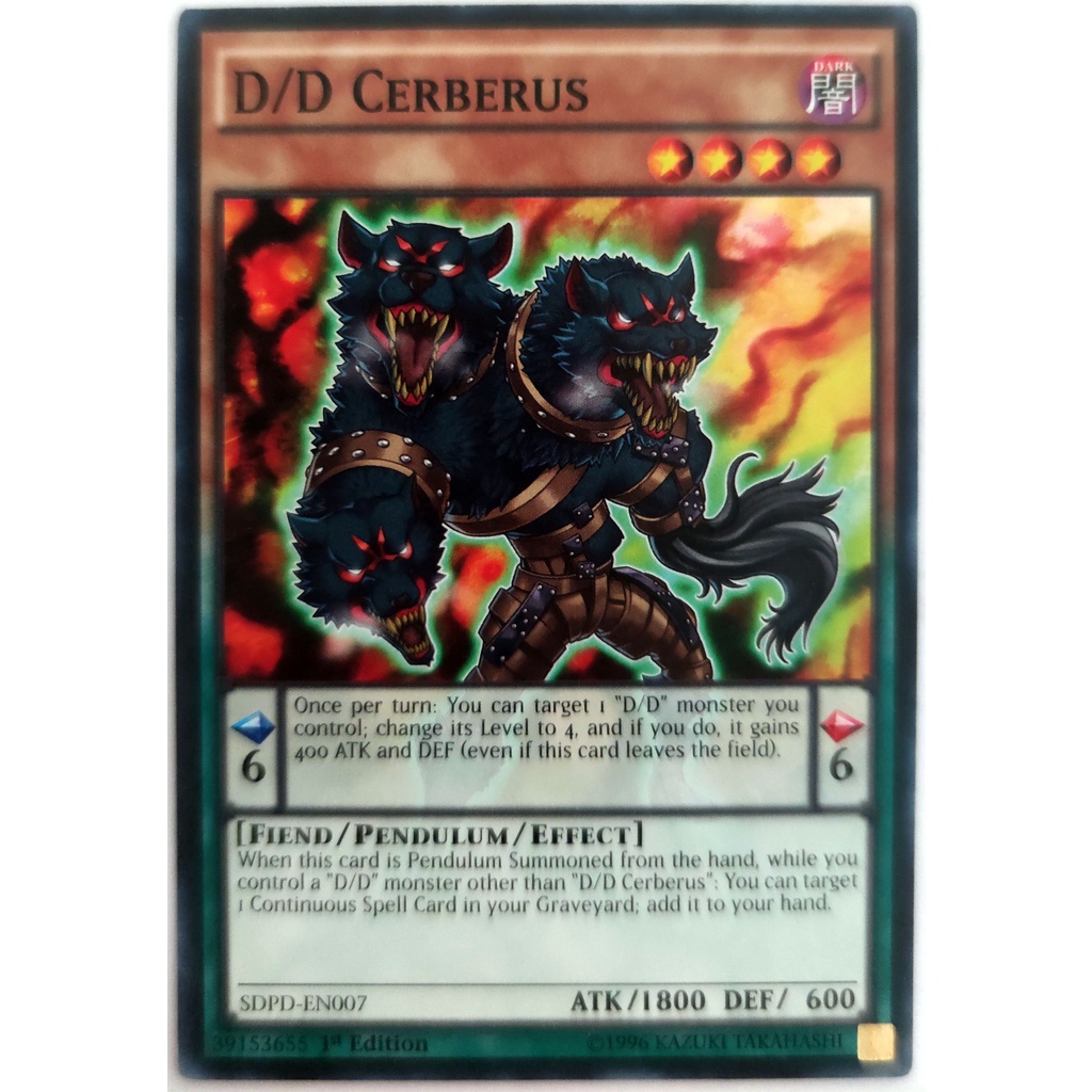 [Thẻ Yugioh] D/D Cerberus |EN| Common