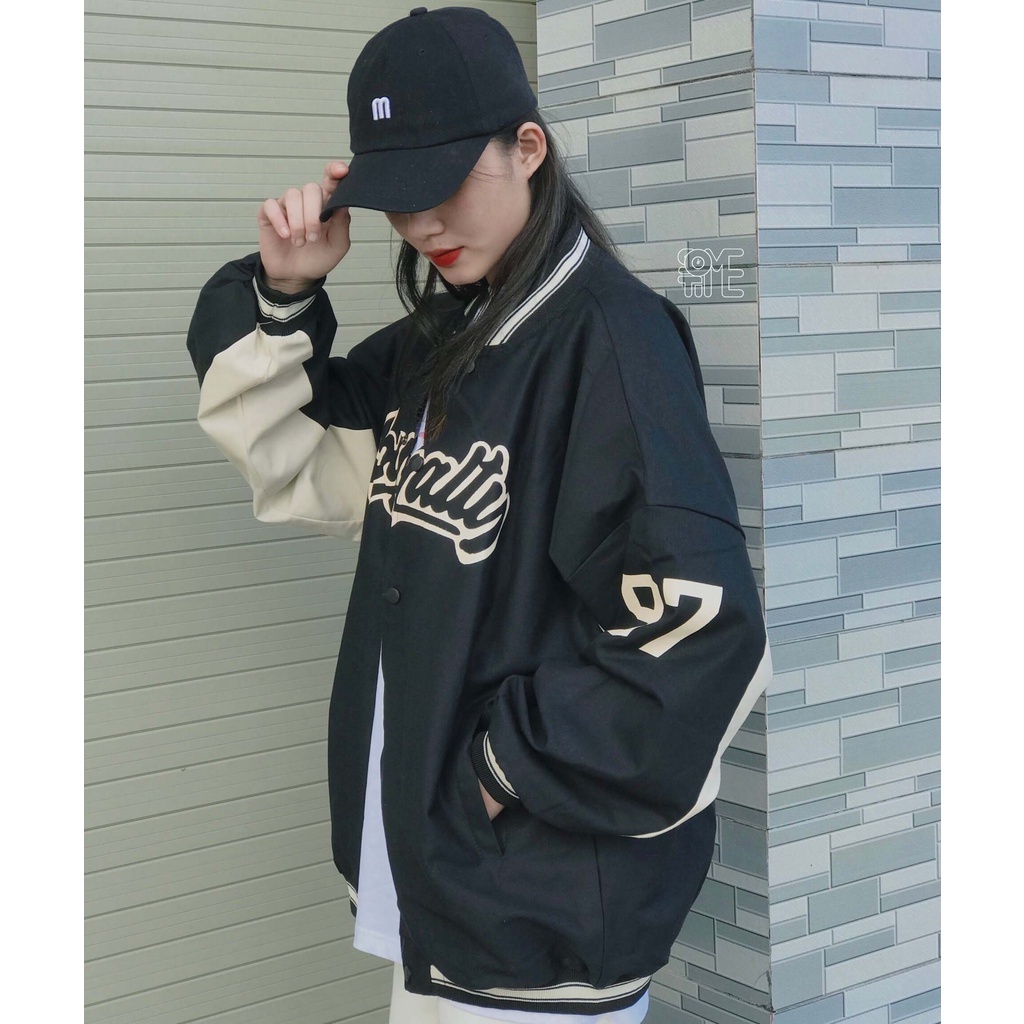 [ẢNH THẬT BY ST] ÁO BOMBER NỮ, ÁO BOMBER CHẤT KAKI HÌNH IN MỀM KHÔNG CỘN ÁO FREESIZE CHUẨN FORM RỘNG (hàng có sẵn)