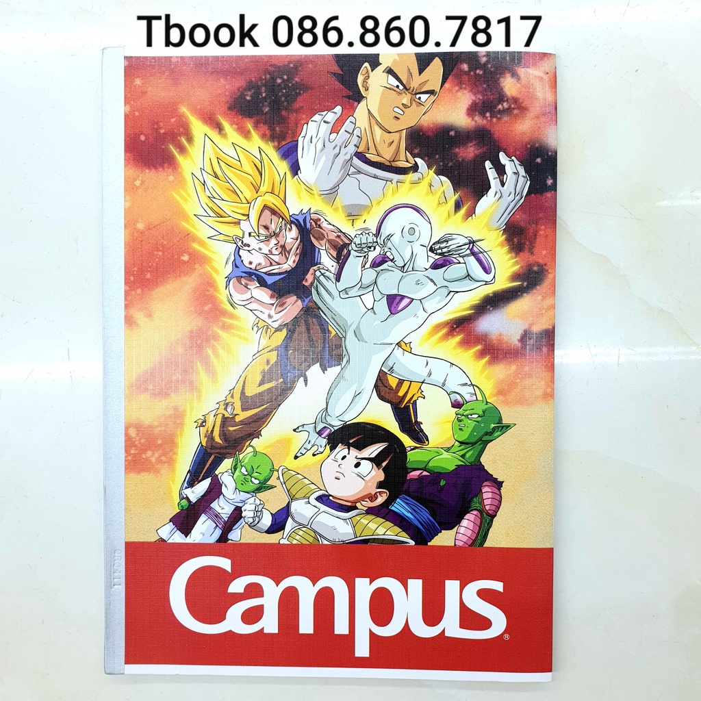 Vở campus kẻ ngang có chấm Dragon ball Z - combats NB-BDBC120-2