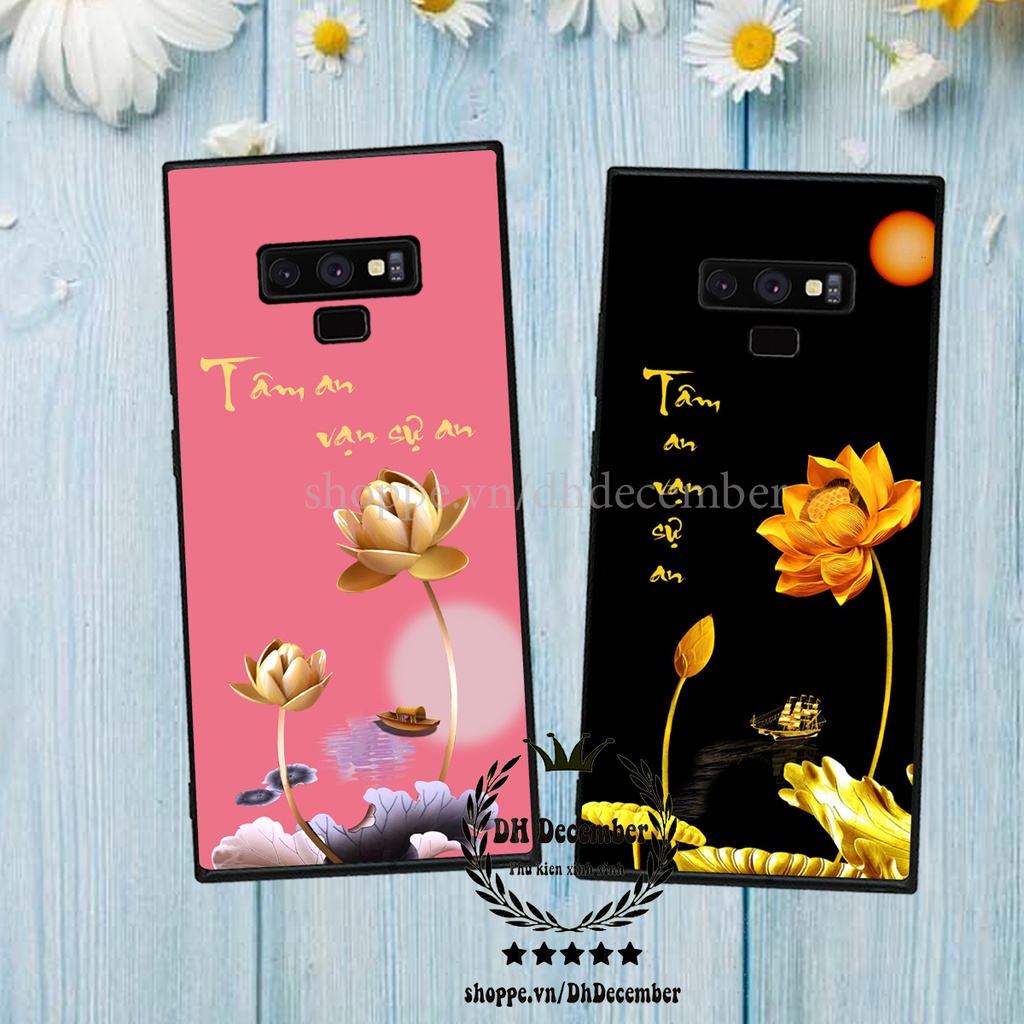 Ốp lưng Samsung Galaxy NOTE 9 in hình thư pháp tâm an vạn sự an ,mã đáo thành công SIÊU CHẤT