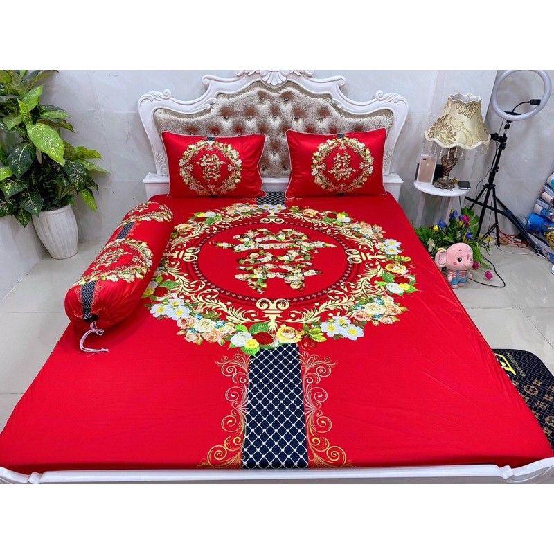 Drap thun lạnh 5D cao cấp ( 3 màu)