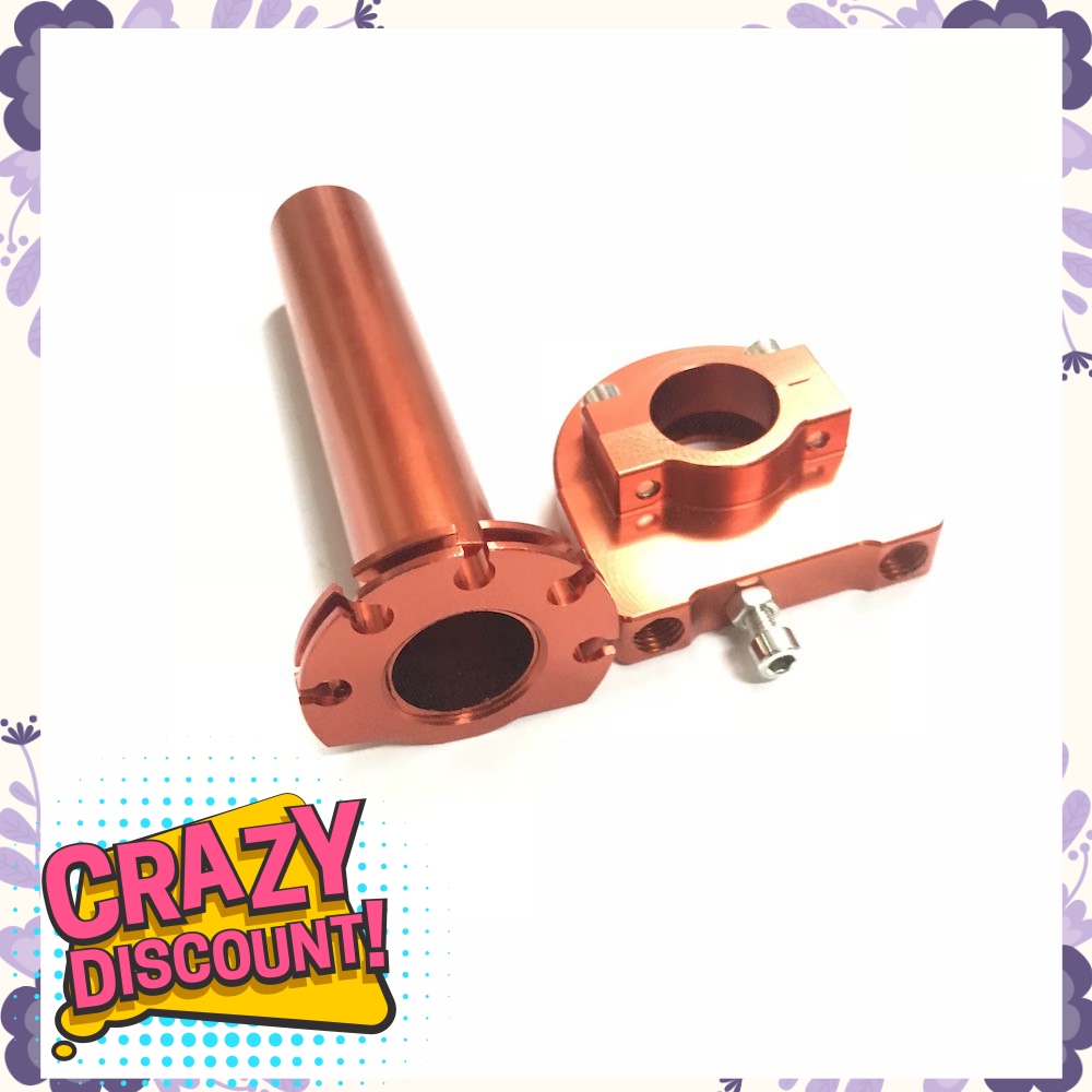 Cùm ga tăng tốc gắn mọi loại xe máy thanh khang màu cam 006001033