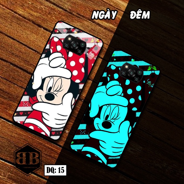 Ốp lưng kính Dạ Quang Xiaomi POCO X3 / POCO X3 PRO phát sáng trong đêm hình joker