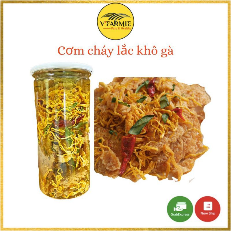 hủ pet-300gr cơm cháy lắc khô gà