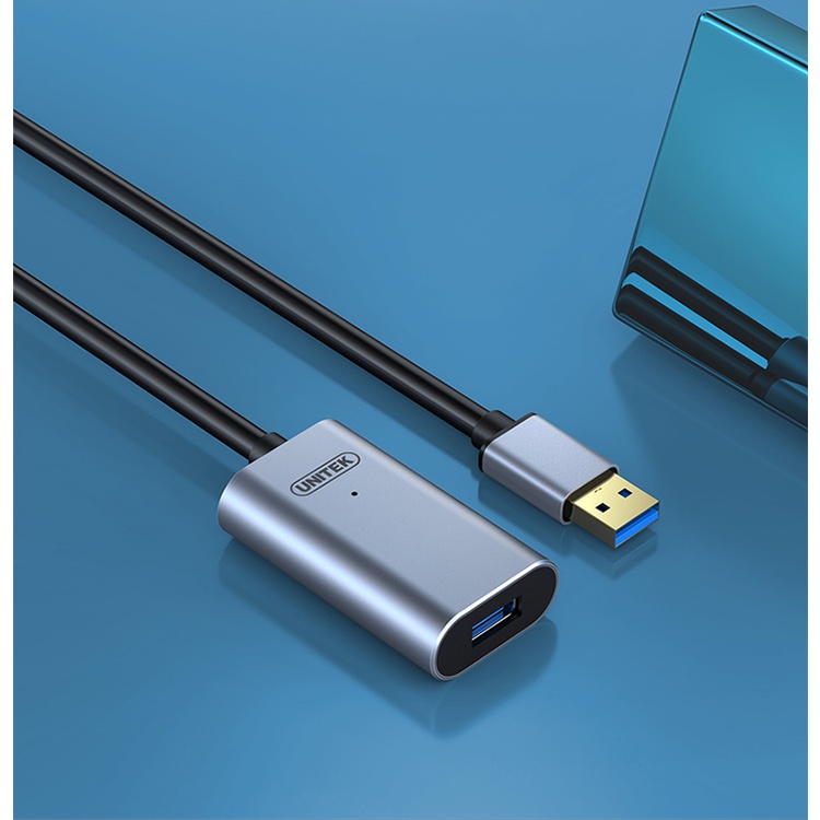 CÁP NỐI DÀI USB 3.0 5M CÓ CHÍP CHÍNH HÃNG UNITEK Y3004