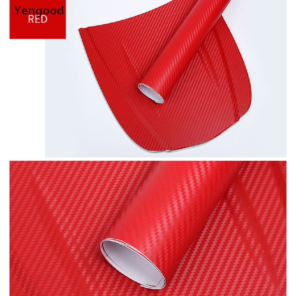 Miếng Dán 3D 127x30cm Chất Liệu Sợi Carbon Trang Trí Xe Hơi