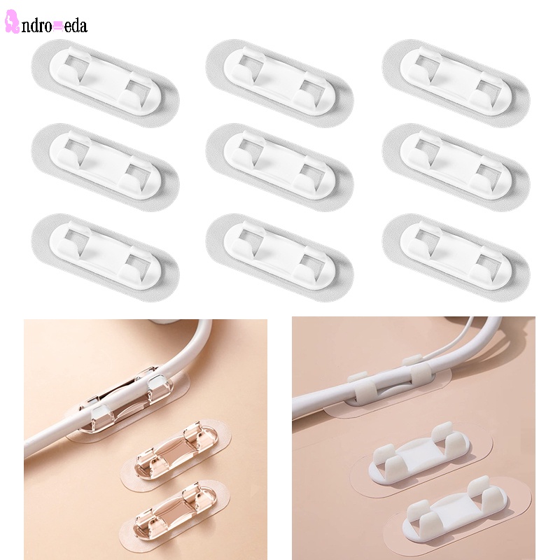 1 Kẹp Cố Định Dây Cáp / Thẻ Ethernet Tự Dính Sắp Xếp Gọn Gàng