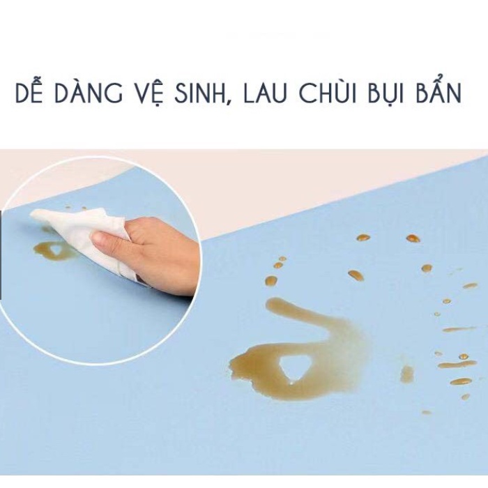 Lót chuột da đơn giản chống nước, chống ra mồ hôi tay, dễ dàng vệ sinh Bàn di chuột da PU cao cấp