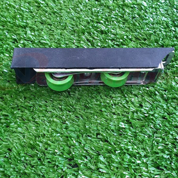 BÁNH XE ĐÔI CỬA LÙA 55 NHÔM KÍNH | MÃ KL27